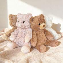 1pc Valentine's Day Gift Plush Teddy Bear Doll Sitting Heart Shaped Soft Stuffed Doll Cute Teddy Bear Plush Doll Gift For Kids, Girlfriend, Best Friend - Multicolor - View 9