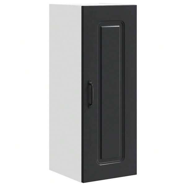 vidaXL Armoire de cuisine avec rangement Kalmar Noir 30 x 31 x 80 cm