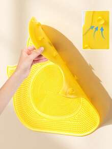Yellow Duck Foot Massage Anti-Slip Bath Mat, Massage Back Pad, Bathroom Foot Wash Shower Duck Mat, Bathroom Accessories, Bathroom Set, Gift For Women, Shower Mat, Bathroom Floor Mat, Bath Mat, Bathroom Carpet, Bathroom Accessories - Multicolor - View 4