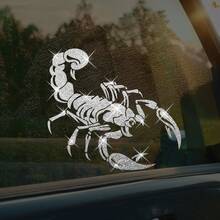 1张经典蝎子闪光汽车乙烯基贴纸，闪亮卡车汽车车窗贴花，摩托车笔记本电脑贴纸 - A - 查看 3