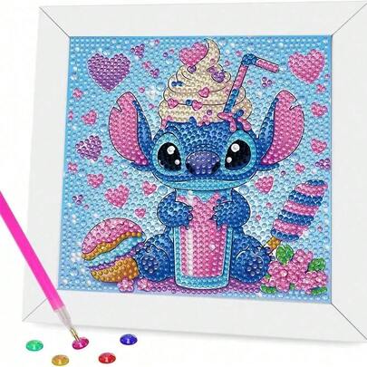 1 件 5D 水晶钻石画 DIY 手工钻石贴纸艺术墙饰，适用于客厅，女孩生日礼物，钻石画套装，Pinterest，水晶，成人艺术与手工，刺绣，刺绣用品，艺术与手工，圣诞礼物