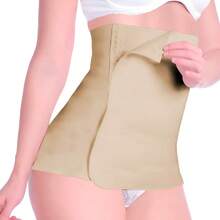 TendenciaFaja Postparto Postcirugía Alta Sin Varillas Maternidad. Beige de calidad premium