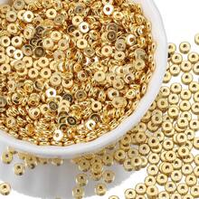 50pcs Stainless Steel Flat Square Spacer Beads, Geometric Square Spacers For DIY Bracelet Necklace Jewelry Making - Multicolor - View 6