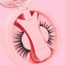 1 Set Magnetic Eyelashes With Professional Tweezers, Reusable, No Glue Needed, Cartoon Style, Natural & Fluffy, Soft & Lightweight, Thin Makeup Tool, 3-14mm - Spiky Manga Lashes - View 6