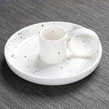 1pc Peruvian Palo Santo Incense Burner Ceramic Plate Stand, Meditation Tray For Relaxation And Spiritual - Multicolor - View 15