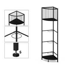 Corner Ball Storage Rack, Garage Ball Storage Sports Equipment Organizer, Freestanding Basketball Holder, Garage Ball Storage Sport Organizer Rack, For Volleyball Football Basketball, Indoor, Outdoor - Black 3tier - View 3