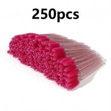 50pcs/100pcs Disposable Eyelash Brushes Extension Crystal Eyebrow Brush Mascara Wand Eye Lashes Cosmetic Tool Set Makeup Beauty - Hot Pink - View 11
