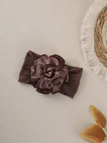 1件新生儿花朵发带，时尚可爱婴儿头饰，柔软尼龙发饰，情人节礼物 - 彩色 - 查看 6