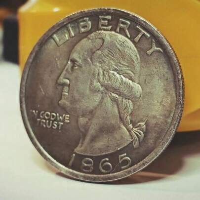 Réplica conmemorativa de la moneda de plata Morgan de EE. UU. de 1865, moneda de desafío coleccionable, regalo de Navidad