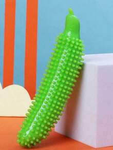 1 件装狗狗玩具黄瓜咀嚼棒，耐用磨牙棒，适用于幼犬、泰迪犬、小型犬和大型犬，硅胶制成 - 彩色 - 查看 15