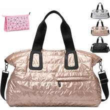 mhjLukovee Bolsa Deportiva Mujer Impermeable Maleta Deportiva Gran Capacidad Bolsa de Viaje con Neceser Mochila Gym Mochilas deportivas Separado en Húmedo y Seco Bolsa para Gimnasio Yogasleeping Bags - 219153821 - Ver 8