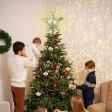 Tendencia25x30cm Estrella Para Árbol De Navidad Decoración Led LuzCalidad premium - Color - Ver 9