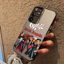 Funda para teléfono  Rock Angelz con diseños icónicos de muñecas, compatible con teléfonos ,  17,  16 Pro Max,  15 Pro Max,  13 y  12. Fabricada en TPU para una protección total contra golpes y caídas. Ideal para fans, amigos, regalos de cumpleaños y obsequios navideños originales. - Negro - Ver 2