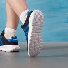 Adidas Men's Shoes 2025 New Winter Low-Top Running Shoes With Cushioning And Wear-Resistant Mesh Casual Sports Shoes - Black/Blue - View 3