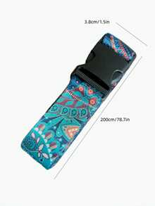 1/2条行李绑带，旅行行李带，加厚交叉打包带，适用于旅行收纳包、化妆包、化妆盒、节日收纳盒、大容量化妆品收纳盒，可收纳口红、化妆刷、护肤品、手机、硬币、小物件，适合居家、送礼、节日（如万圣节、圣诞节）等场合，用途广泛。 - 彩色 - 查看 7