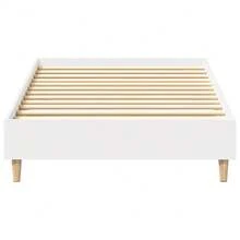 vidaXL Quadro de luz sem matelas branco 100x200 cm bois d'ingénierie - Branco - View 5