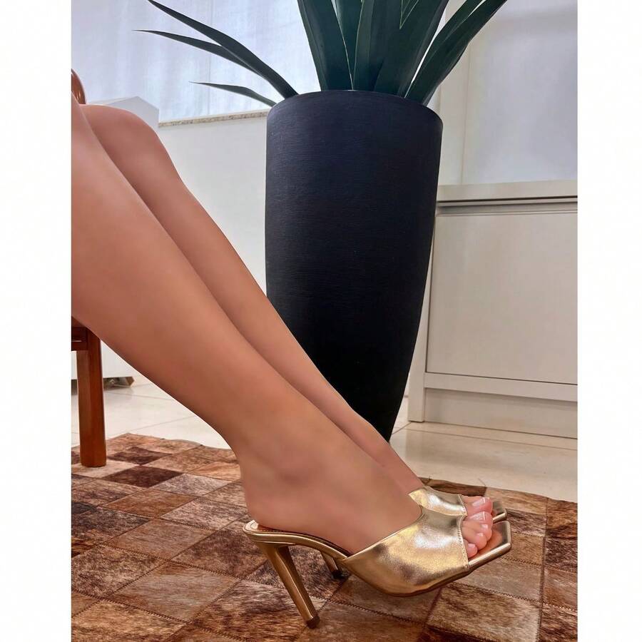 Women Clogs - Gold - View 1