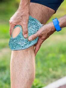 Large Ice Pack Set: 1 Reusable Cold Pack - Can Be Used For Ankle, Head, Shoulder, Leg And Knee, Mother's Day Gift, Men's Gift, Women's Gift, Travel Essential, Travel Accessory, Suitable For Outdoor, Sports, Travel, Home, Office, School And More - Multicolor - View 4