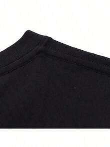 % Cotton Short Sleeve Casual Tee Men's Casual Fun-Shirt,Stranger  Pattern-Shirt,Fathers Day Gifts,Round Neck,Tee,Fathers Dad,Suitable Outdoor Activities Loose Fit, Suitable Daily Gatherings SERS OJHL - 黑色 4 - 查看 10