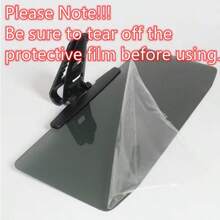 1pc Car Sun Visor Anti-Glare Mirror, Daily Use Anti-Glare Automotive Sun Shade, Interior Sun Blocker, Windshield Blocker - Multicolor - View 7