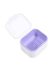 1pc/3pcs Denture Case, Portable Retainer Cleaning Box With Filter, Protects Dentures, Aligners And Retainers, A Thoughtful Gift For Parents - Multicolor - View 31