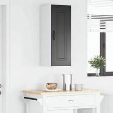 vidaXL Armadio da cucina con contenitore Kalmar Noir 30 x 31 x 80 cm - nero - Visualizzare 4
