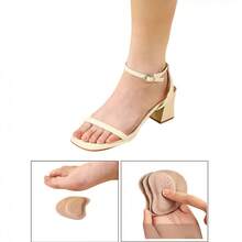 2/4pcs Women's Sandals, Anti-Slip Forefoot Pads, Soft Leather Insoles, High Heels, Toe Air Pads, Comfort Pads-ASDF - 4 - 查看 2