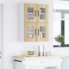 vidaXL Armoire de cuisine Kalmar 2 pcs Chêne Sonoma 60 x 31 x 40 cm - Tabac - Voir 4