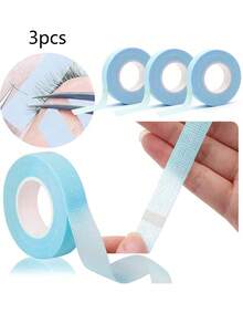 3片/2片/1片眼影胶带，眼影和眼线化妆工具，眼影定妆贴纸，眼影保护胶带，专业睫毛胶带，粘性布睫毛胶带，透气微孔布睫毛延长胶带，睫毛提拉胶带，透气低过敏性睫毛隔离眼贴。 - 彩色 - 查看 12