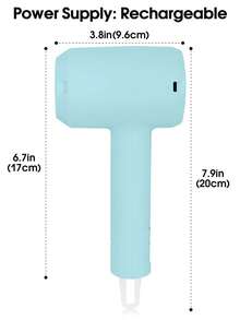 Handheld Electric Mixer, USB Rechargeable, 800mAh Battery, 3-Speed Self-Control, Equipped With 304 Stainless Steel Whisk, Suitable For Whipping Or Mixing Eggs, Butter, Cream, Etc. - Color Mixing - View 16