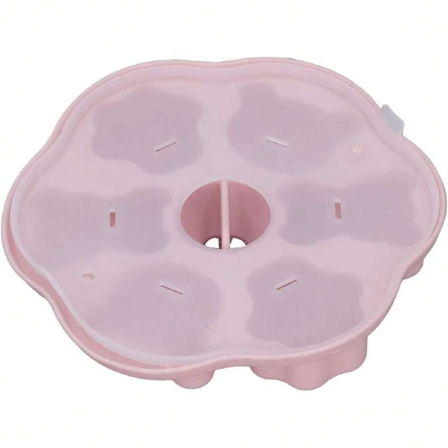 Molde de Gelatina Silicone Bear & Cat Cube y Molde de Pastel con Tapa - de Comida de Cocina Lindo para Pudines, Comida para Bebés y Postres (PINK),37643309 - Marrón Chocolate - Ver 1
