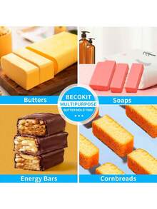 1 khay đông lạnh bằng silicon có nắp, 6 ngăn, kích thước 1/2 cốc, khuôn đông lạnh đá viên và nước sốt, hộp đựng thực phẩm tái sử dụng để chuẩn bị bữa ăn và sắp xếp nhà bếp. - Nhiều màu - Xem 7