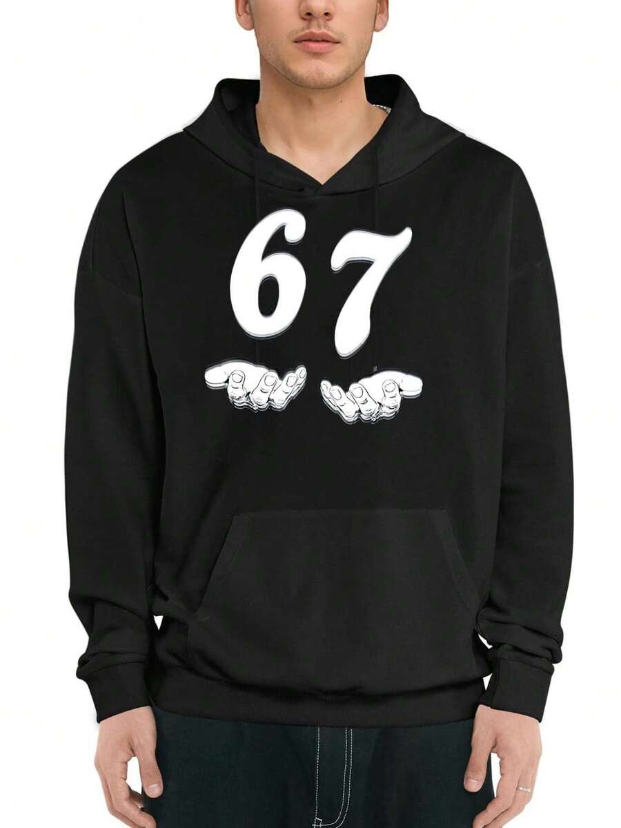 Men Hoodies - Black - View 1