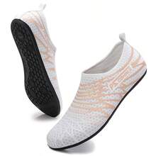 Giày đi nước unisex, màu trơn, kiểu dáng tối giản, nhanh khô, thích hợp cho hoạt động ngoài trời, thể thao dưới nước, bơi lội và lướt sóng. - trắng - Xem 3