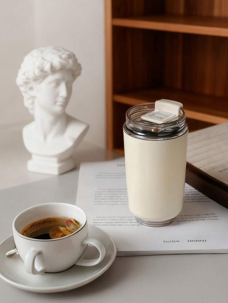 240ml High-Quality Water Bottle, Coffee Cup, Vacuum Flask, Outdoor Travel Mug, Camping Water Bottle, Stainless Steel, Kitchen Storage Container, Suitable For Holiday Gifts, Gatherings, Couples, Graduation, Valentine's Day - Multicolor - View 9