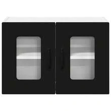 vidaXL Armoire de cuisine avec rangement Kalmar Noir 60 x 31 x 40 cm - Noir - Voir 6