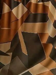 Women's Elegant Halter Backless Top, Random Geometric Print Casual Vacation - Multicolor - View 5