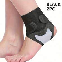 2pcs Adjustable Ankle Braces - Ultra-Breathable Neoprene With Silicone Support, Pink & Gray/Black Options - Perfect For Sports, Running, Fitness - Injury Prevention Gear| Fit| Flexible Design, Flexible Ankle Brace| Secure Fit Brace| Silicone Enhanced Brace - 2 Pieces Gray - View 8
