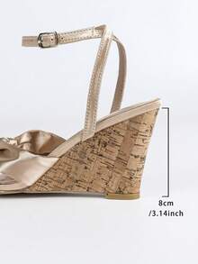 Giày sandal đế xuồng mũi tròn màu hồng đa năng dành cho nữ, thích hợp cho các buổi tiệc tùng, hộp đêm và sinh hoạt hàng ngày. - Hồng - Xem 9