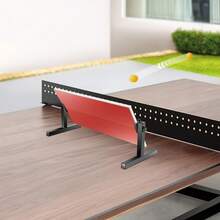 360° Adjustable Table Tennis Rebound Board - Self-Training Ping Pong Trainer With Rubber Surface & 7 Layers Of Wood For Solo Practice - Red - View 11