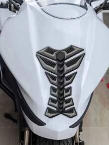 3D鱼骨图案摩托车装饰贴纸，耐油，提升油箱外观 - A - 查看 11