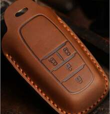 Car Key Case - Brown - View 5