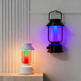 RGB Horse-Shaped Night Light Ambient Lights LED Bedside Lamp For Bedroom/Outdoor Decor Perfect Christmas Gift Camping Lights