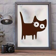 6 pièces Pochoirs de peinture de chat - Taille grand format 6x6 pouces, motifs de chat DIY, convient pour la création artistique, le scrapbooking, la fabrication de cartes de vœux, la peinture sur canevas, etc. Modèle réutilisable avec des designs de chat lavables - Taille Unique - Voir 7