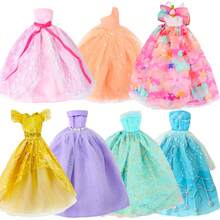 7pcs Doll Clothes Princess Dress Outfit Set, Fit For 11.5 Inch Dolls. Lace Bow Princess Dress, Tutu Dress, Strapless Dress With Magic Wand And Crown, Children's Birthday Gift Pretend Play Toy (Doll Not Included) - Multicolor - View 6