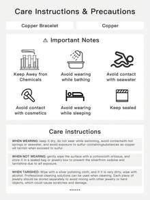 1 Stück Vintage einfaches vielseitiges Armband für Frauen Paar Punk Hip Hop Rock Klassische Party Schmuckzubehör - Silber - Übersicht 6