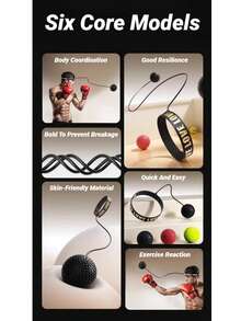 LOTANK Boxningsboll för barn och vuxna med reflexformad pannband, roligt interaktivt boxningsträningsspel för föräldrar och barn, förbättrar reaktionshastigheten, hand-öga-koordination, boxningsboll för barn, motion och familjeband