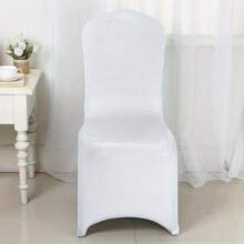 1pc High Stretch Spandex Chair Cover - Full Coverage Elastic Wedding, Party And Hotel Chair Slipcover, Fits Dining Chairs, Events - Wrinkle-Resistant Easy Care (No Zipper/Tie) - Multicolor - View 7
