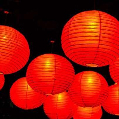 2026 Red Foldable Paper Lanterns, New Year Paper Lanterns, Multi-Purpose Hanging Decor - Includes 4 Sizes, Reusable, Suitable For Chinese New Year, Birthday, Wedding And Special Occasion Christmas New Year Decoration, No Electricity Needed, Full Of Joy