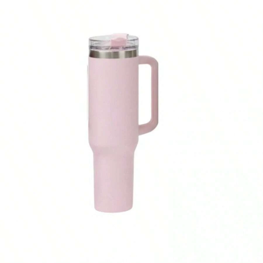 40oz Stainless Steel Thermal Car Cup 3rd Generation - Baby Pink - View 1